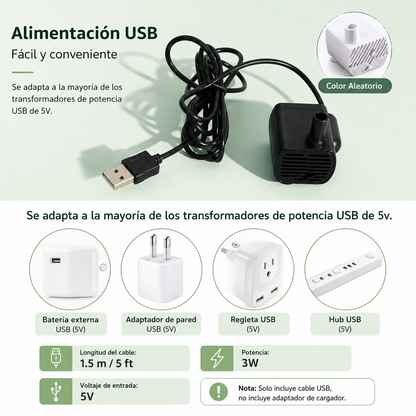Fuente de Agua para Gatos y Perros